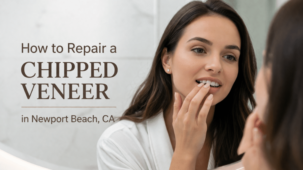 How to repair a chipped veneer